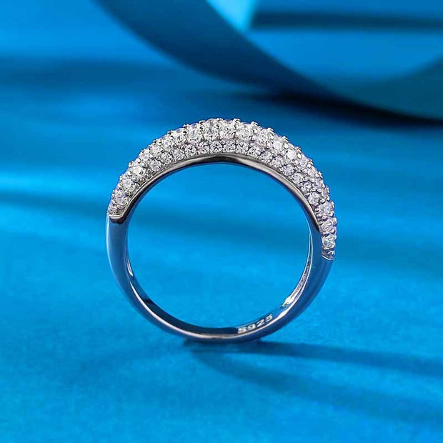 European And American Full Rhinestone Zircon Ring For Women