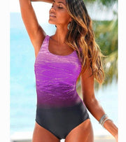 Big Size One Piece Swimwear Women Vintage High Top Swimwear Bandages Neck Bandage CRISS Back Can Sunbathe