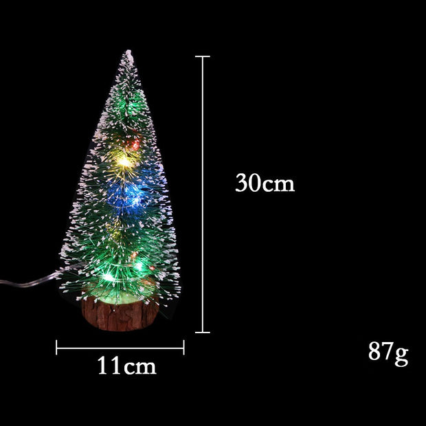 Christmas Decorations LED Lights Mini Christmas Tree