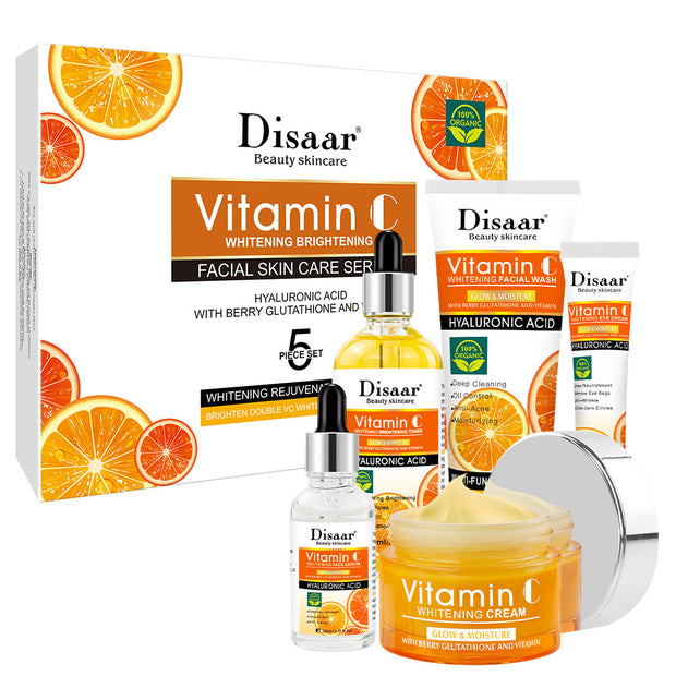 Vitamin C Skin Care Product Set Hydrating, Moisturizing And Brightening