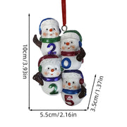 Christmas Christmas Tree Snowman Resin Pendants