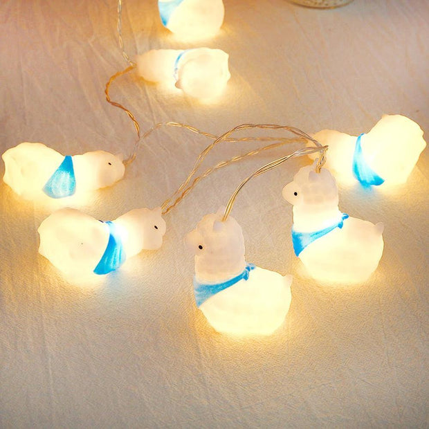 Christmas sheep lights