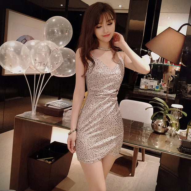 New sexy nightclub temperament dress