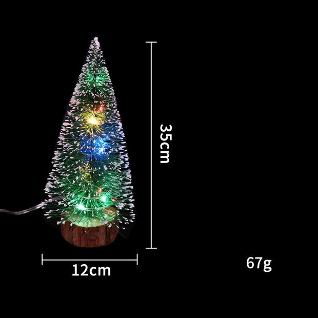 Christmas Decorations LED Lights Mini Christmas Tree