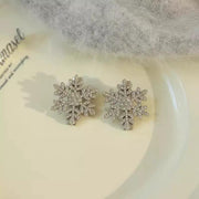 Snowflake Pearl Barrettes Female Side Hairpin