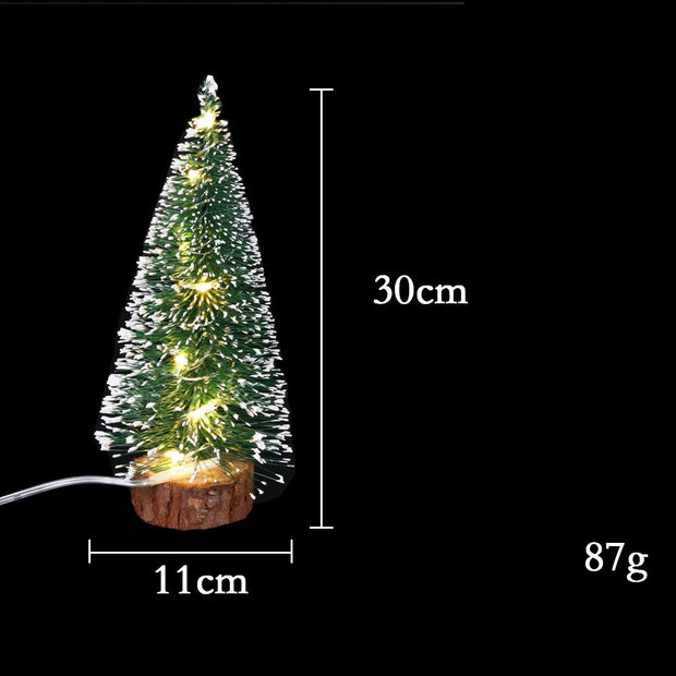 Christmas Decorations LED Lights Mini Christmas Tree