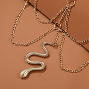 European And American Creative Personality Zodiac Snake Leg Chain Female