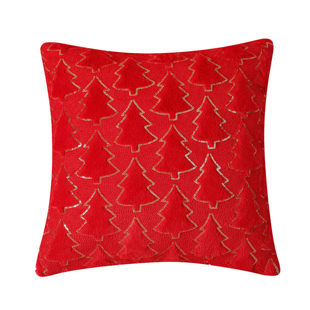 Holiday Ornament Pillow Bedroom Bedside Plush Pillowcase