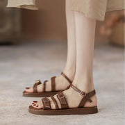 Flat Thin Strap All-match Seaside Beach Shoes Sandals