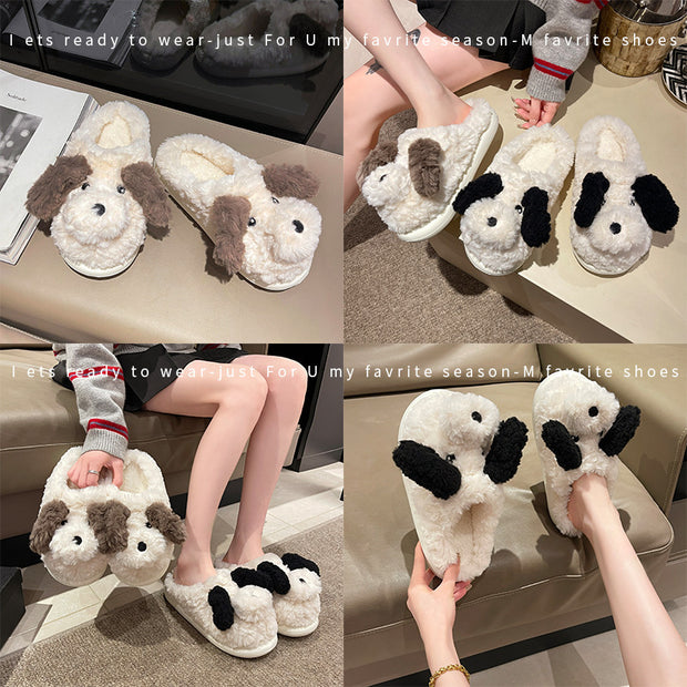 Fashion Home Puppy Cotton Slippers