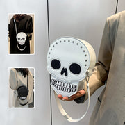 Halloween Skull Shoulder Bag Girls Funny Cute Messenger Bag Personality Creative Crossbody Bags For Women