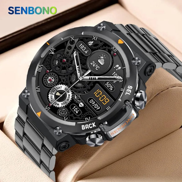 MAX18 Men Smartwatch AMOLED1.43inch Big Screen BT Calls Gesture Control AI Voice Sports Smart Watch Men