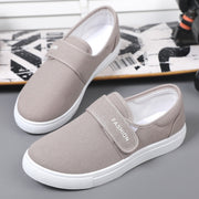 Canvas Flat Shoes Men Velcro Casual Sneakers