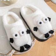 Briquette Couple Household Thermal Cotton Slippers