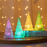 Christmas Decoration Light-emitting Christmas Tree Crystal Small Night Lamp