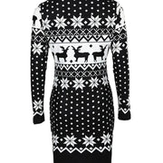 Women's Popular Black Christmas Dress