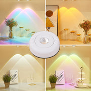 Led Lights Wireless Closet Kitchen Lights Under Furniture Battery Powered Sunset Nightlight Wall Lamp Bedroom Decoration Cabinet