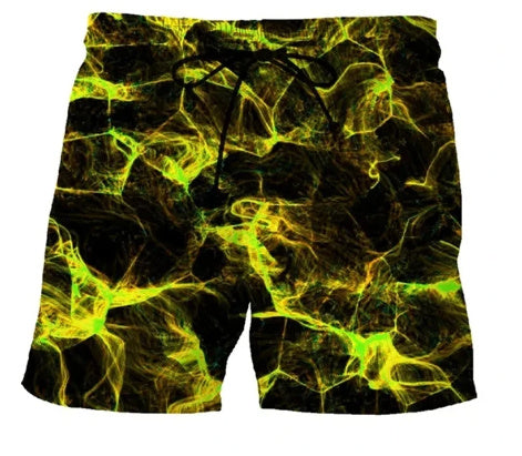 Europe And America Cross Border 3D Digital Printing Men's Casual Shorts