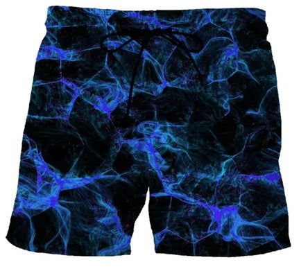 Europe And America Cross Border 3D Digital Printing Men's Casual Shorts