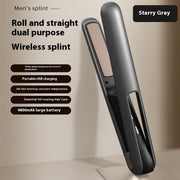 Wireless USB Charging Hair Straighteners Volume Straight Two-in-one